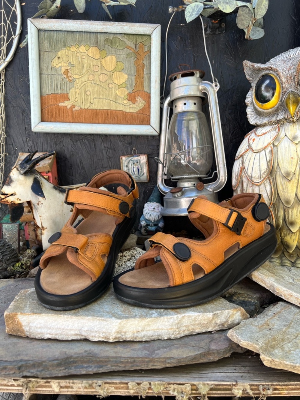 MTB KISUMU 3S Leather Adjustable Comfort Sandals